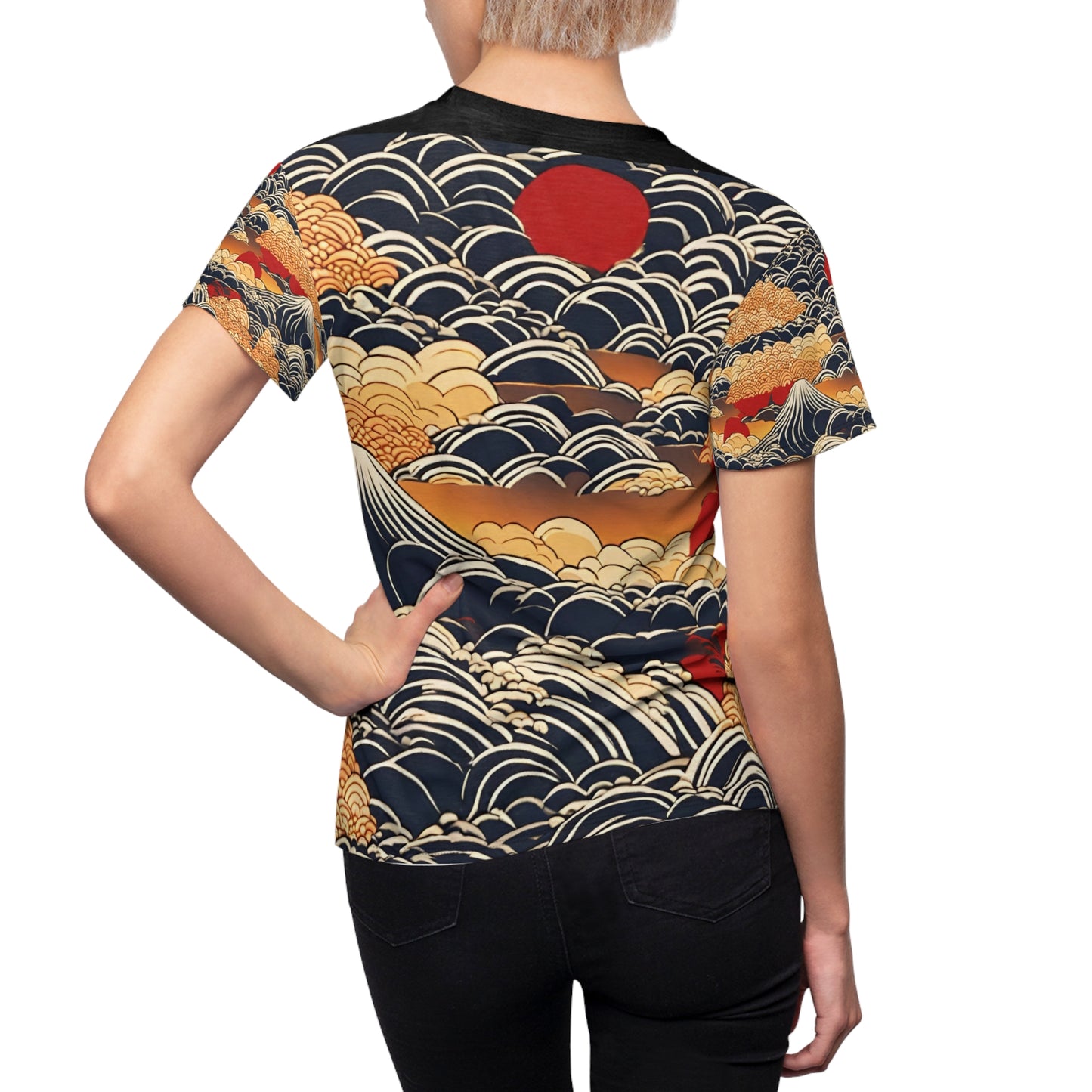 Mountain Waves Cut & Sew Tee