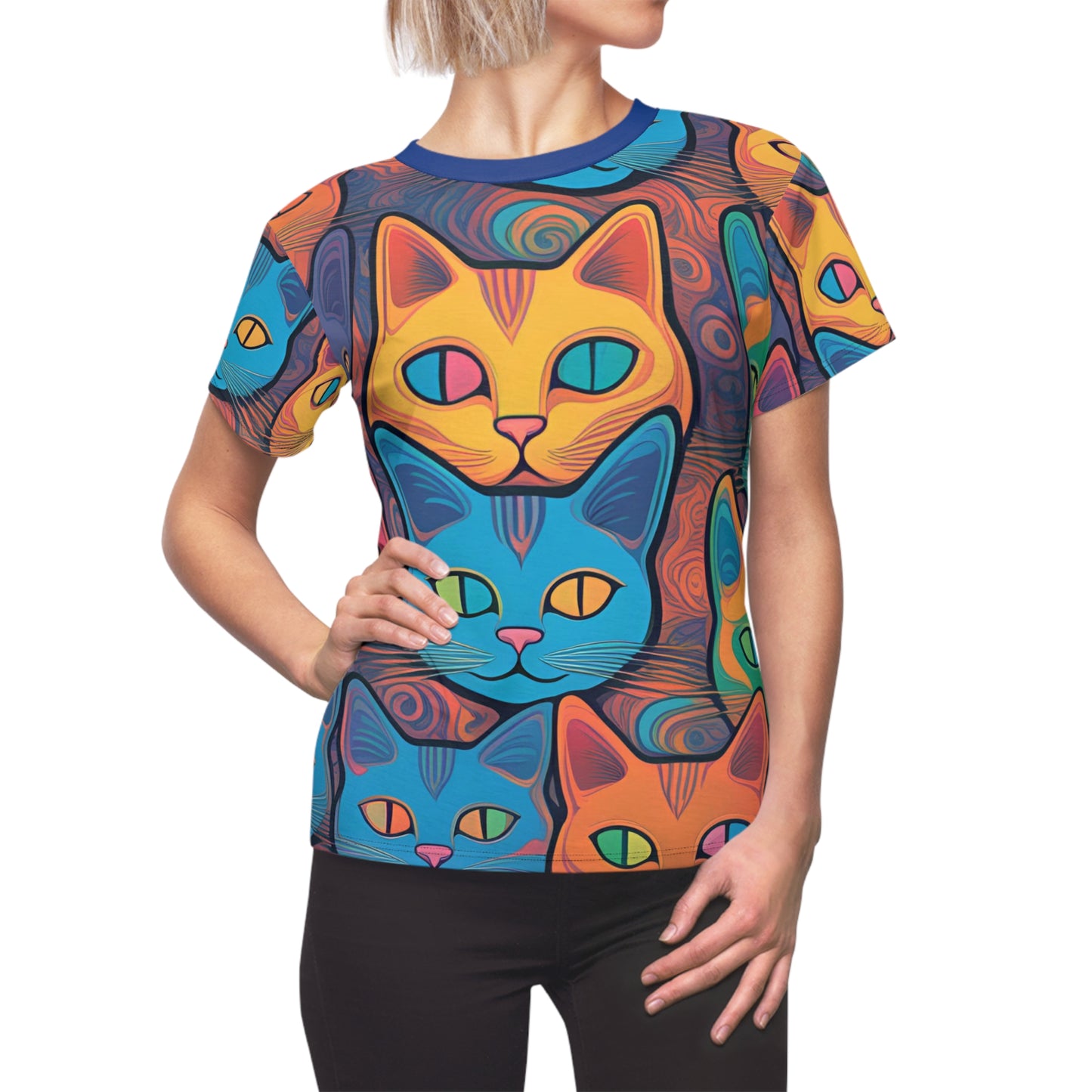 Meow Powers Women's Cut & Sew Tee