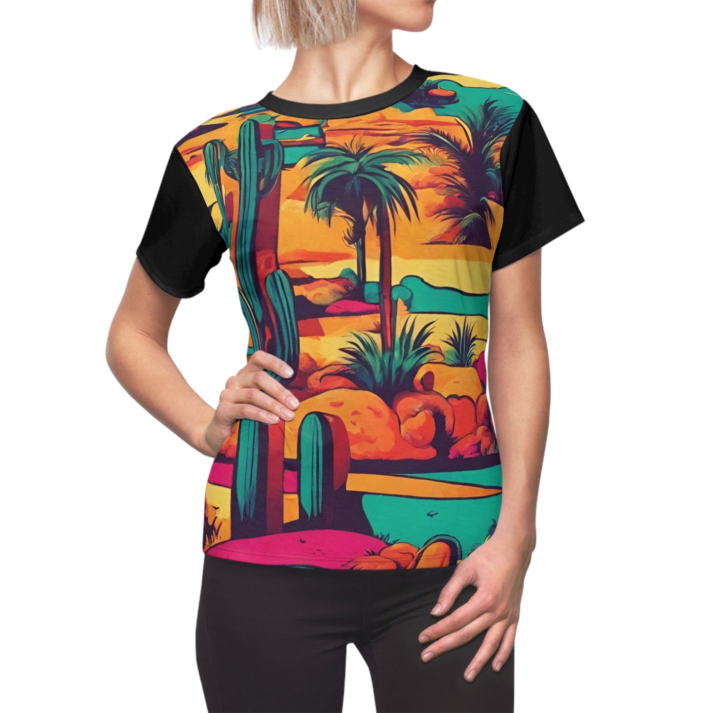 Daydream Desert Cut and Sew Women's Tee