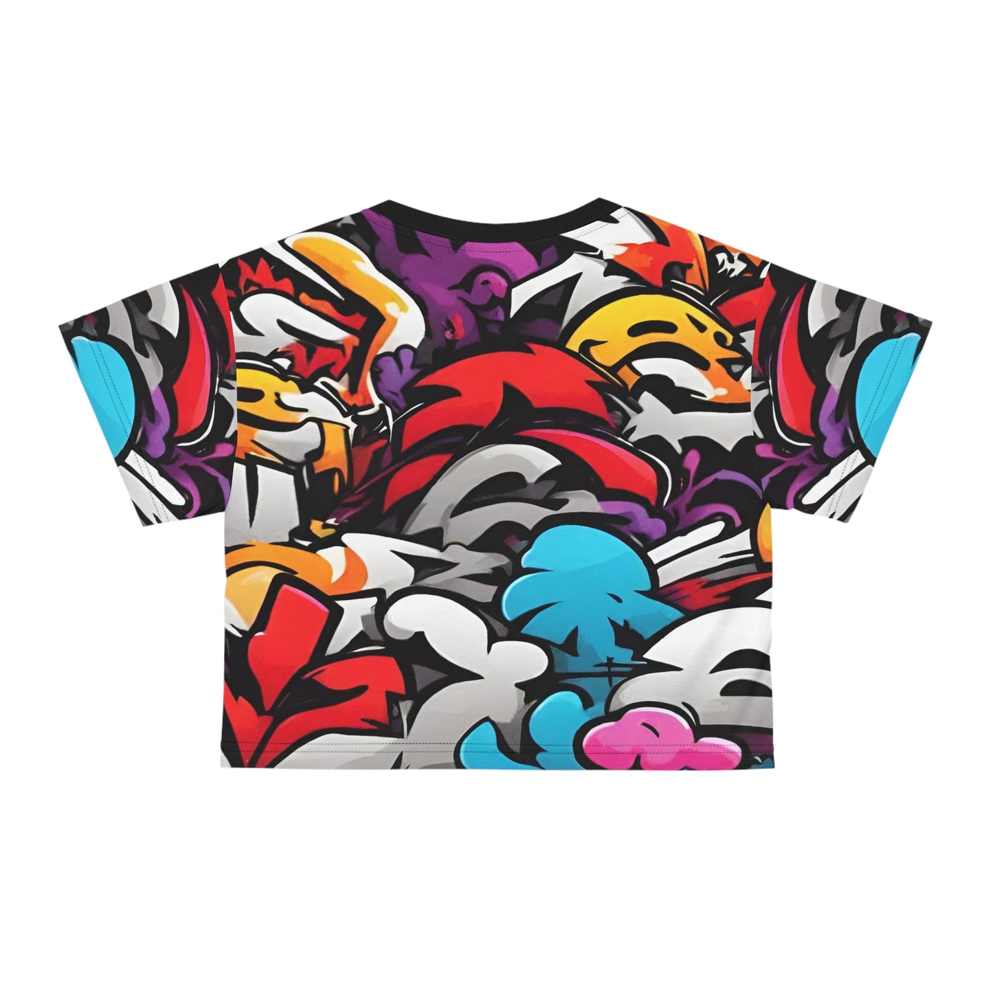 Toonffiti Crop Tee (AOP)