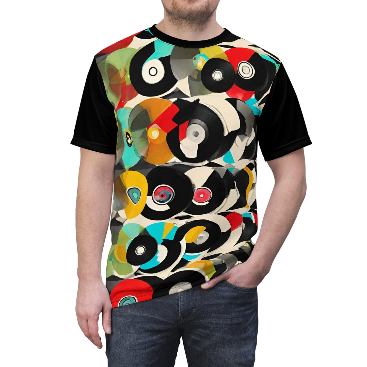 Platters Unisex Cut & Sew Tee (AOP)