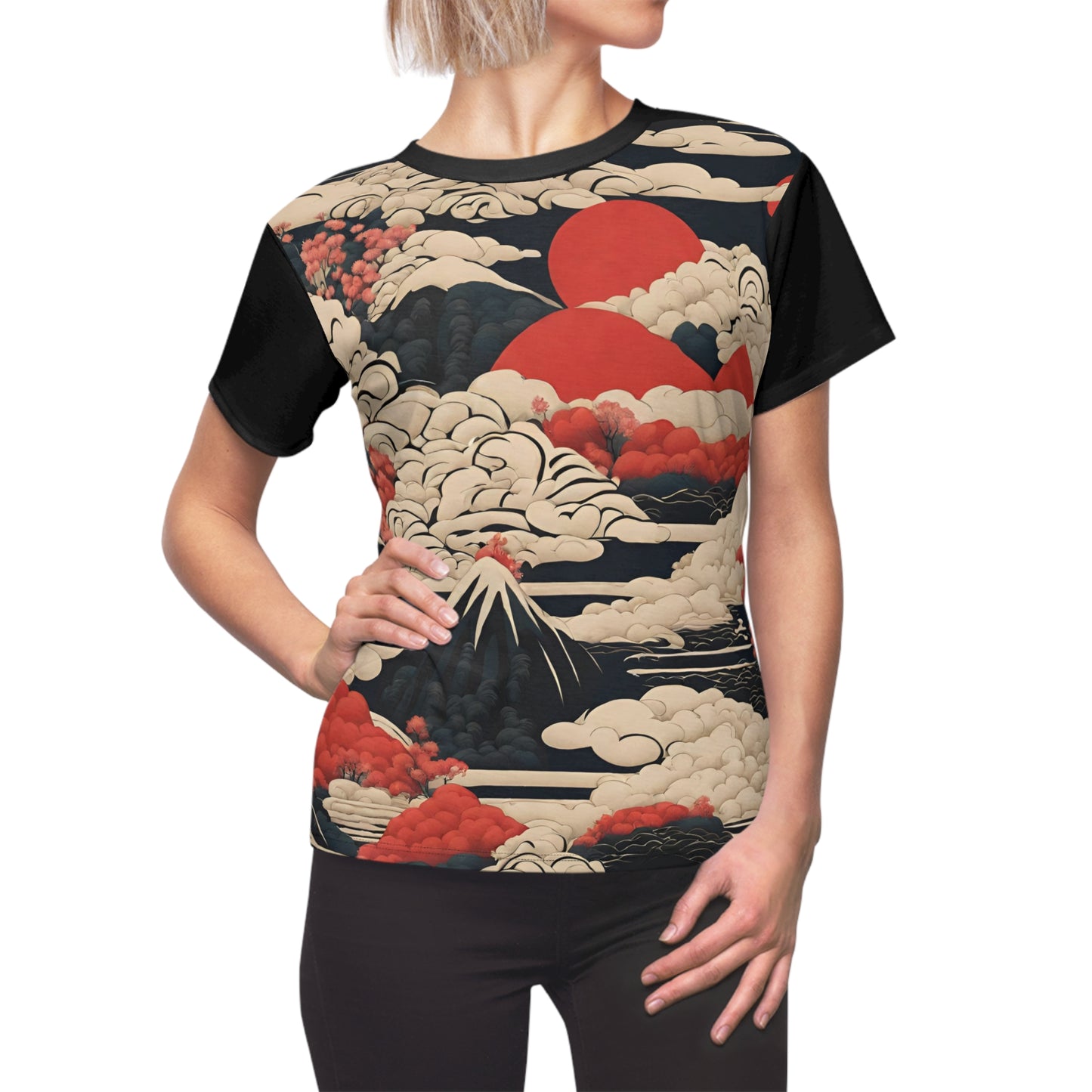 Nihongo Sun Women's Cut & Sew Tee