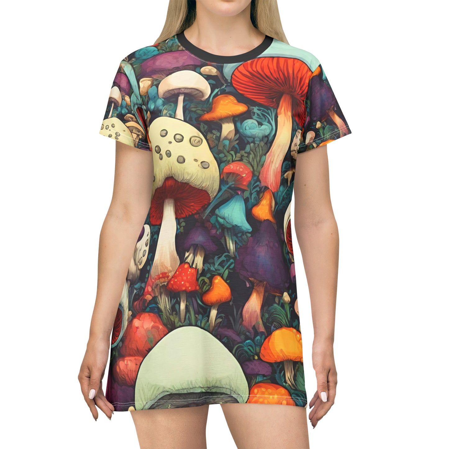 Mushroom Magic T-Shirt Dress