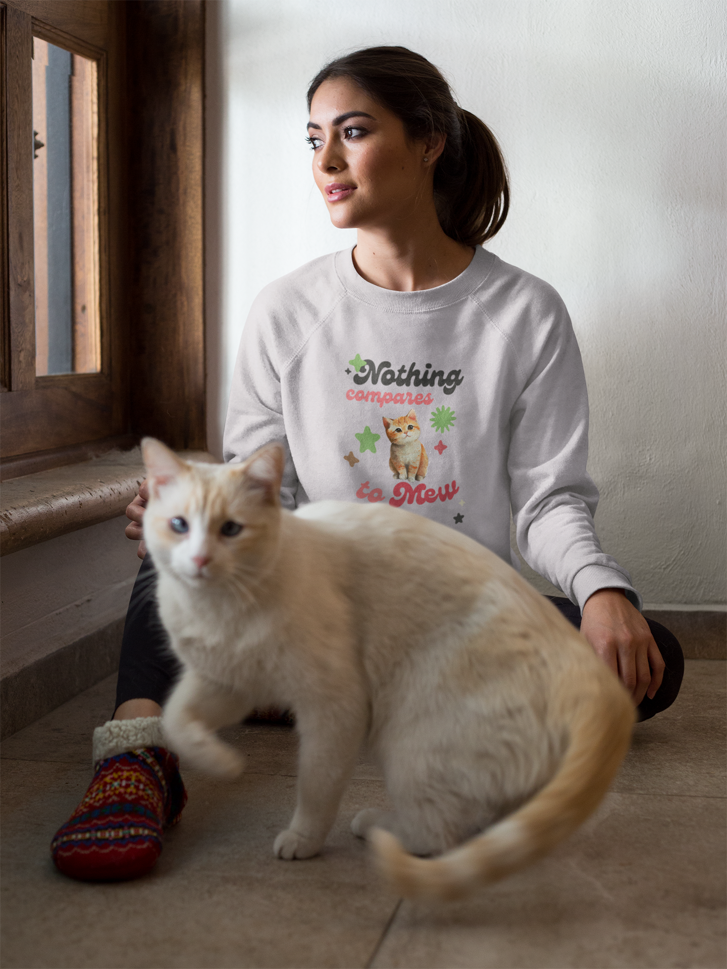 Nothing Compares to Mew Unisex Organic Sweatshirt