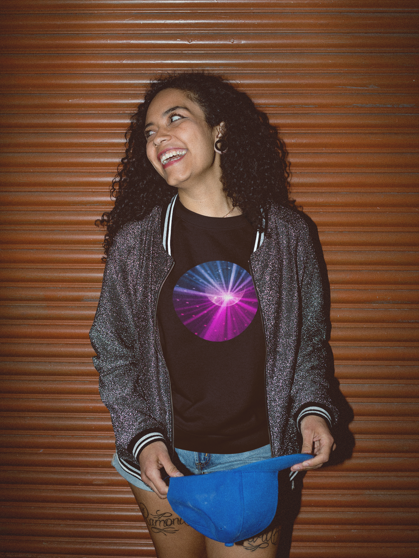 Disco Ball/Lasers Unisex Organic Sweatshirt
