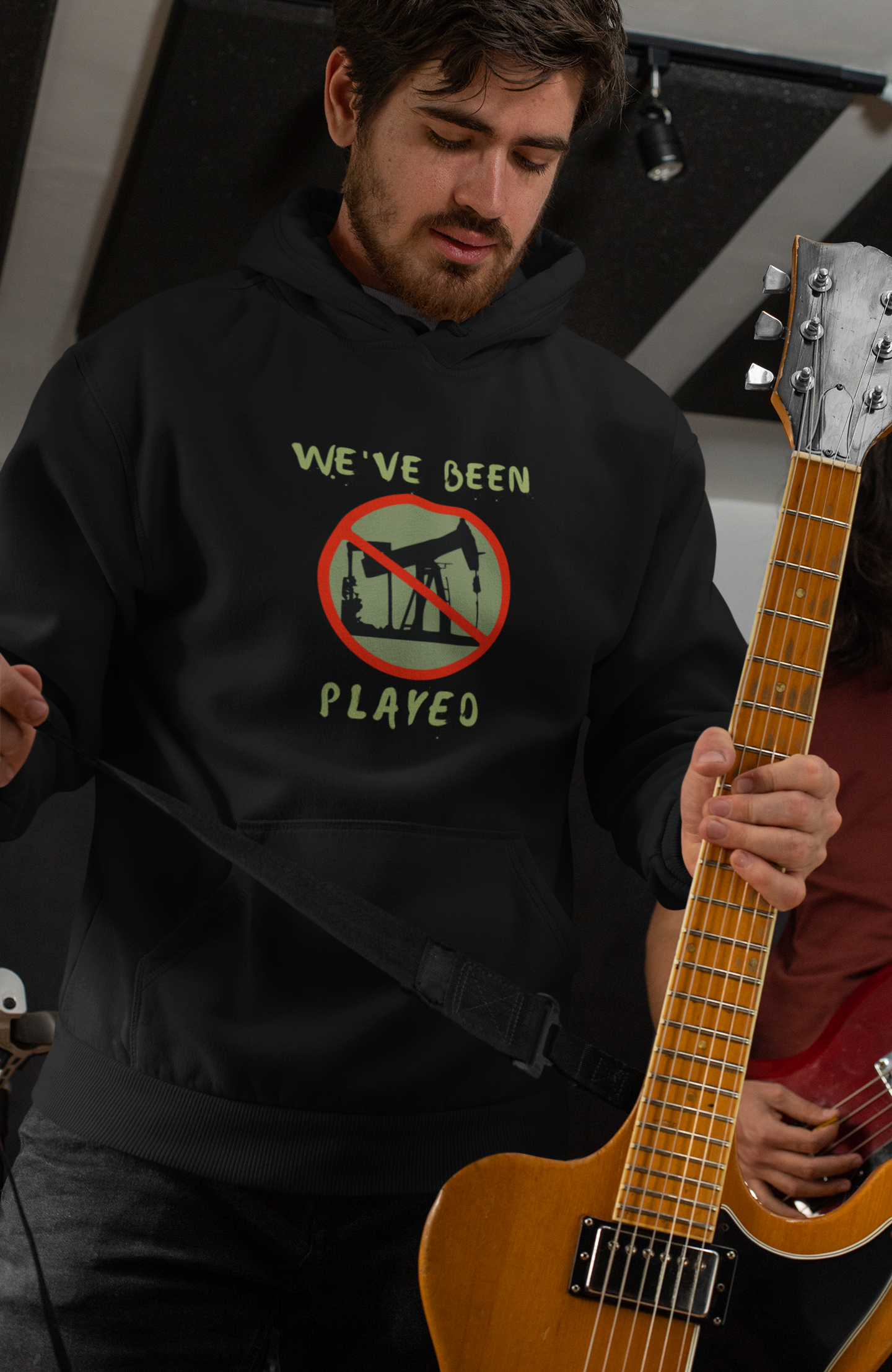 We've Been Played Unisex Eco Raglan Hoodie