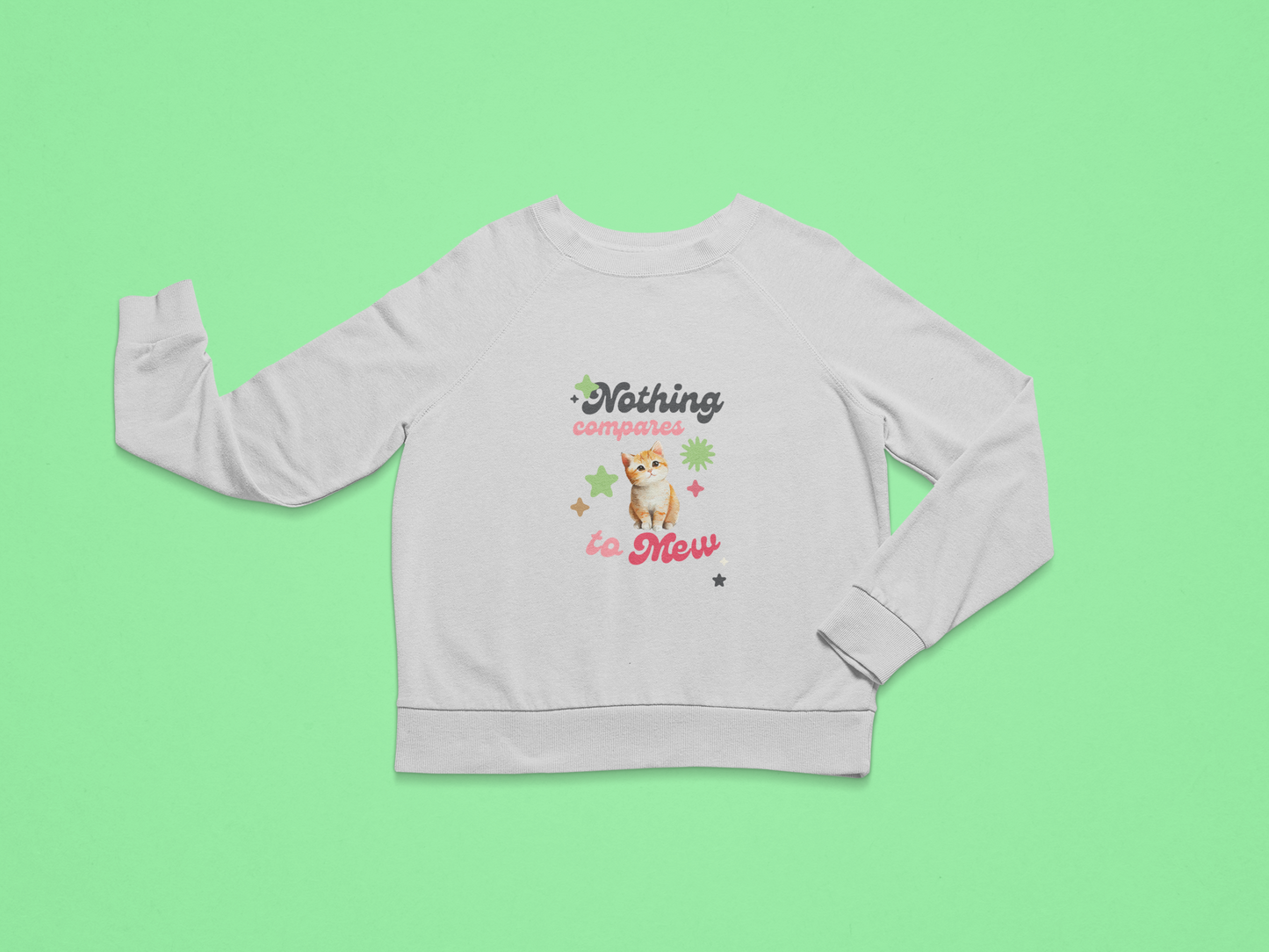 Nothing Compares to Mew Unisex Organic Sweatshirt
