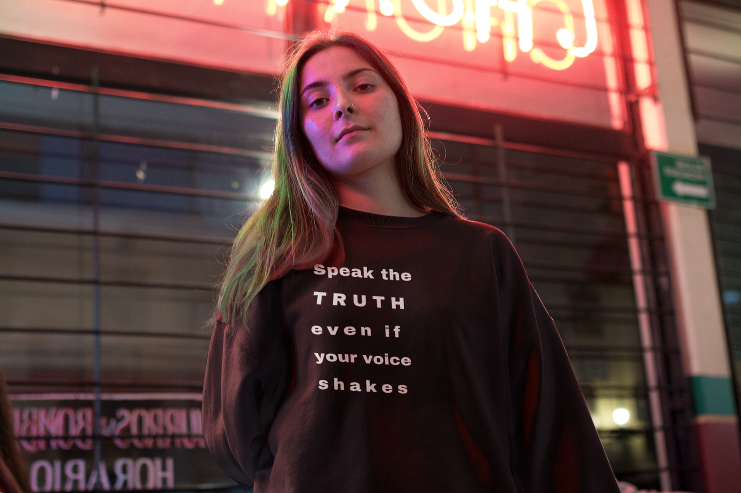 Speak the Truth Unisex Organic Sweatshirt