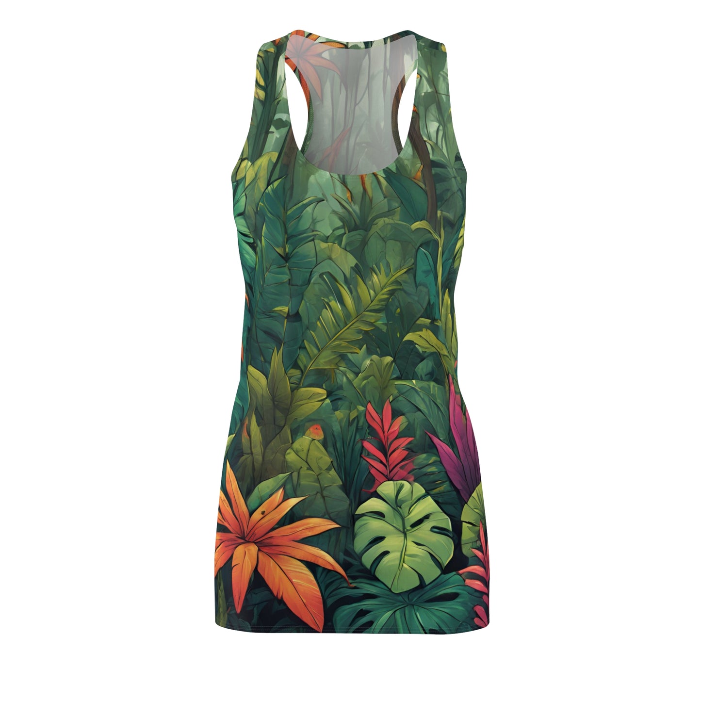 La Selva Women's Cut & Sew Racerback Dress (AOP)