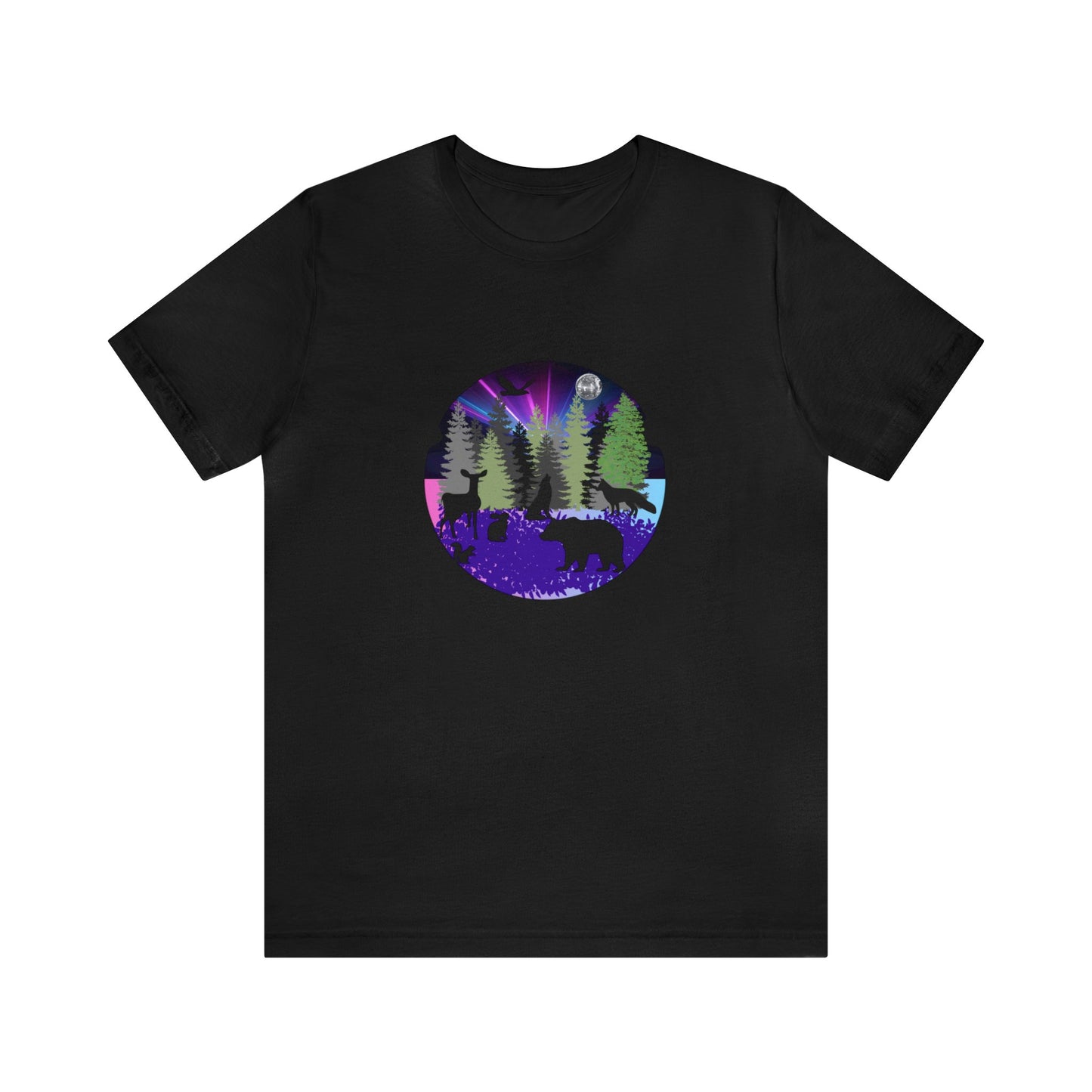 Take Me to the Forest Disco Unisex Jersey Short Sleeve Tee