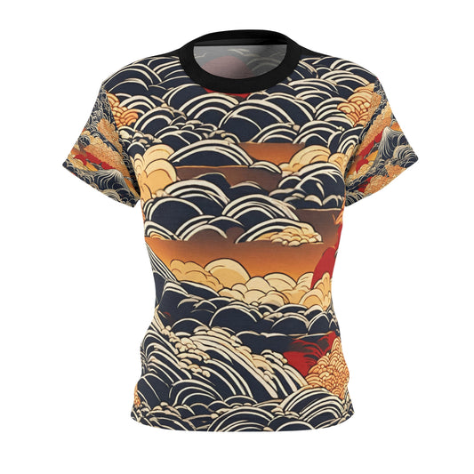 Mountain Waves Cut & Sew Tee