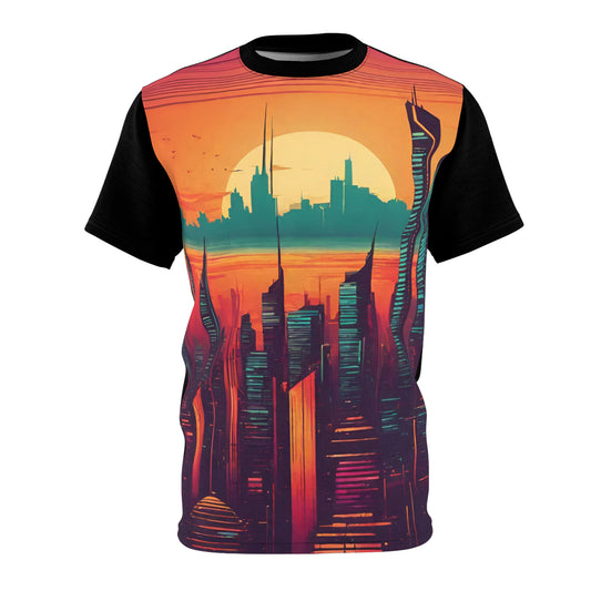 Cityscape Unisex Cut & Sew Tee (AOP)