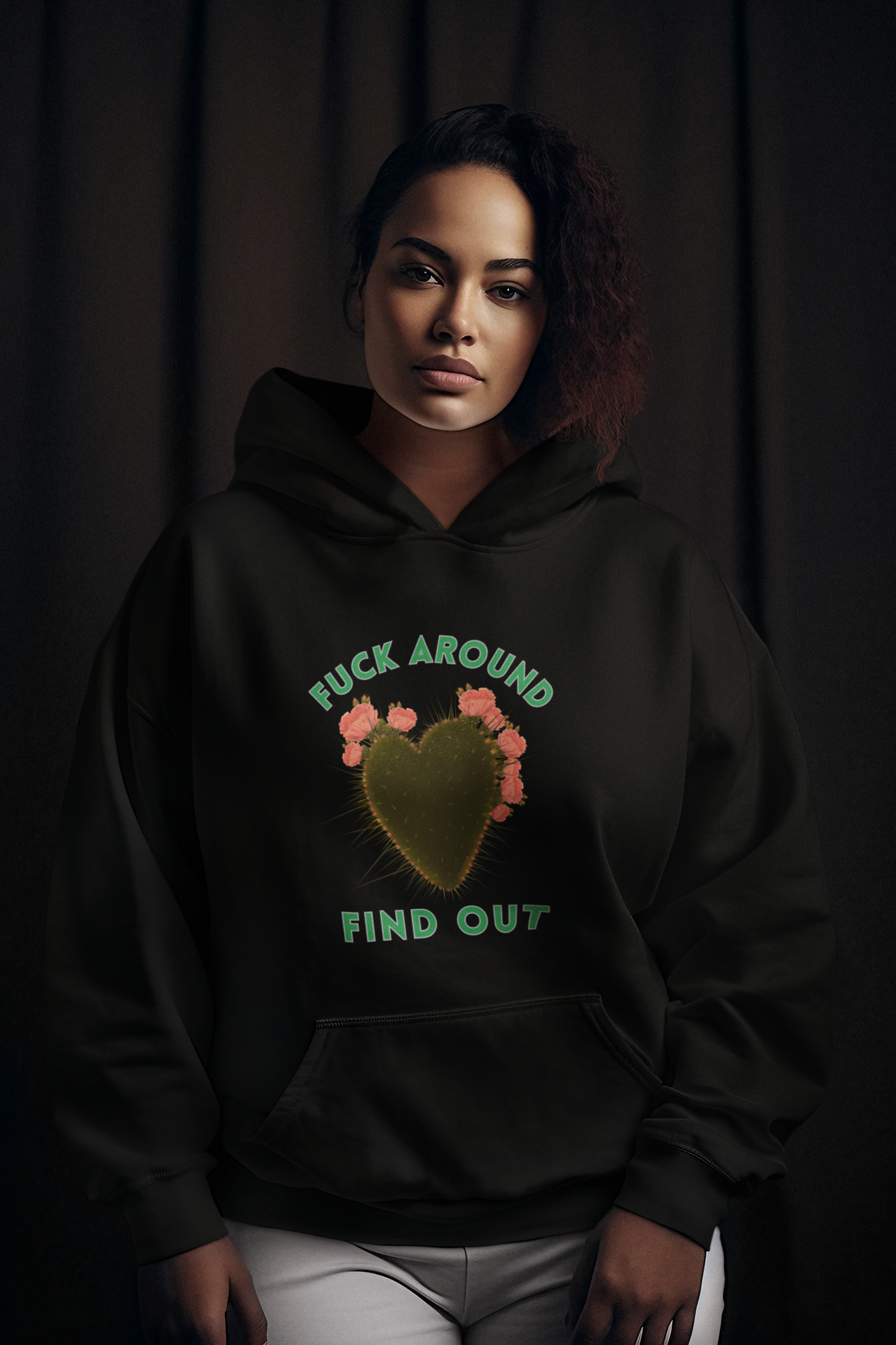 Prickly Heart Unisex Eco Raglan Hoodie