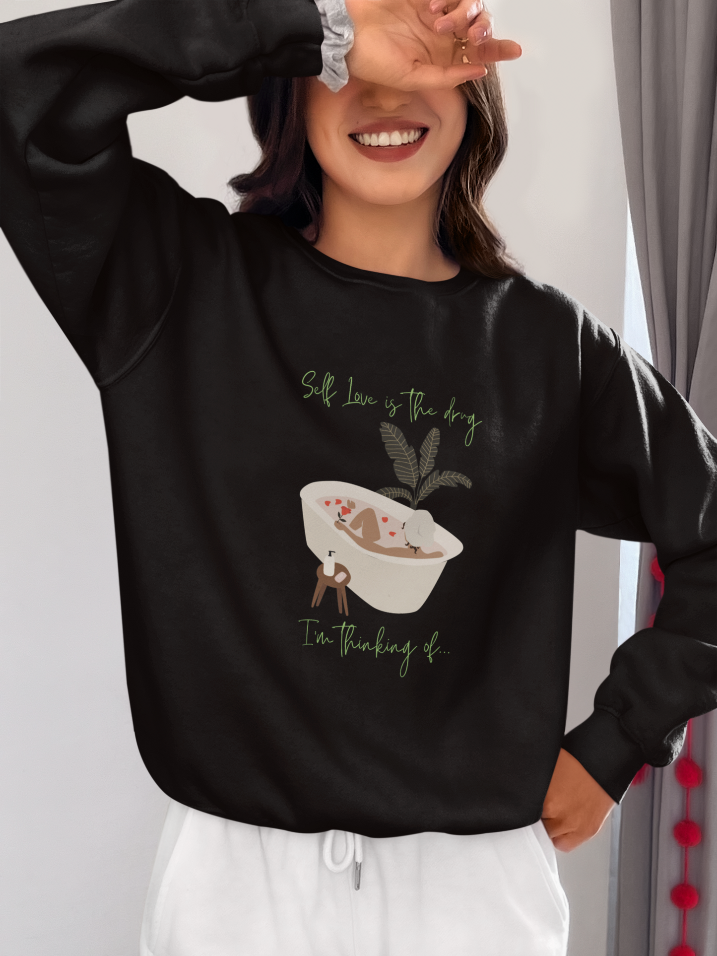 Self Love Plants+Tub Unisex Organic Sweatshirt