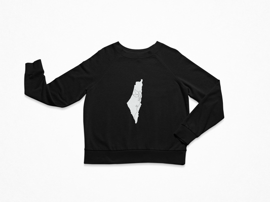 Palestine Dove Map Unisex Organic Sweatshirt