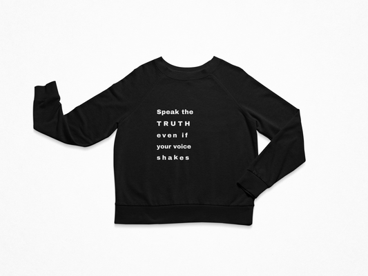 Speak the Truth Unisex Organic Sweatshirt
