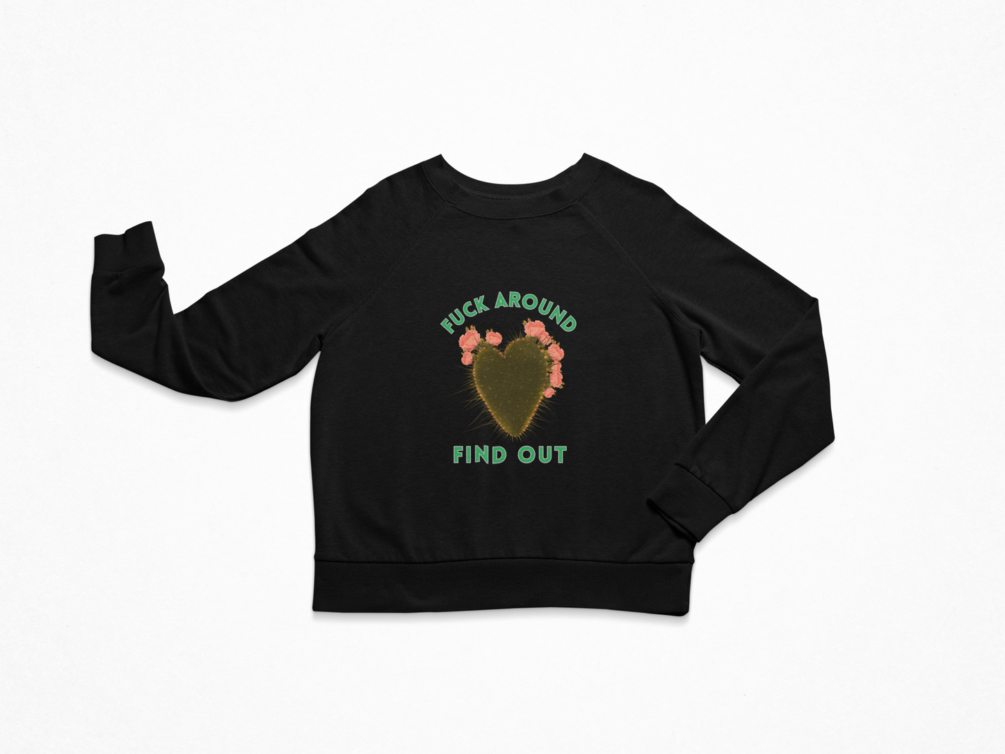 Prickly Heart Unisex Organic Sweatshirt